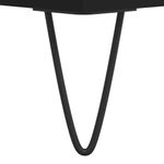 Casa si Gradina - Mobilier - Comode si corpuri - Comode - Servanta, negru, 34,5x32,5x90 cm, lemn compozit - Infinity.ro