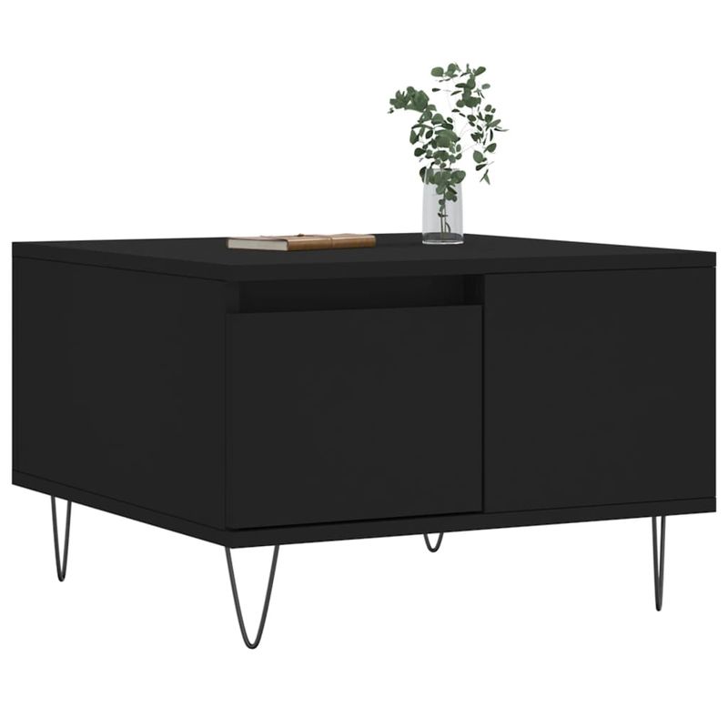 Casa si Gradina - Mobilier - Mese si birouri - Masute de cafea - Masuta de cafea, negru, 55x55x36,5 cm, lemn prelucrat - Infinity.ro