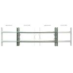 Casa si Gradina - Constructii - Ferestre si accesorii - Ferestre pvc verticale - Grilaje de siguranta ferestre, ajustabil, 2 buc., 700-1050 mm - Infinity.ro