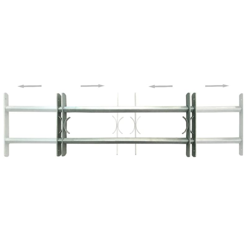 Casa si Gradina - Constructii - Ferestre si accesorii - Ferestre pvc verticale - Grilaje de siguranta ferestre, ajustabil, 2 buc., 700-1050 mm - Infinity.ro