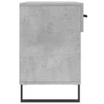 Casa si Gradina - Mobilier - Organizare si depozitare - Organizator incaltaminte - Bancheta pantofar, gri beton, 102x35x55 cm, lemn prelucrat - Infinity.ro