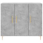Casa si Gradina - Mobilier - Comode si corpuri - Comode - Servanta, gri beton, 90x34x80 cm, lemn compozit - Infinity.ro