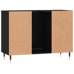 Casa si Gradina - Mobilier - Mobilier baie - Comode baie - Comoda pentru baie, negru, 80x33x60 cm, lemn compozit - Infinity.ro