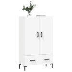 Casa si Gradina - Mobilier - Comode si corpuri - Corpuri bucatarie - Dulap inalt, alb, 69,5x31x115 cm, lemn prelucrat - Infinity.ro