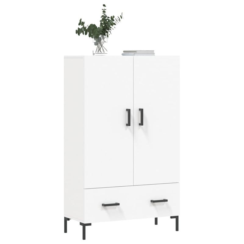 Casa si Gradina - Mobilier - Comode si corpuri - Corpuri bucatarie - Dulap inalt, alb, 69,5x31x115 cm, lemn prelucrat - Infinity.ro
