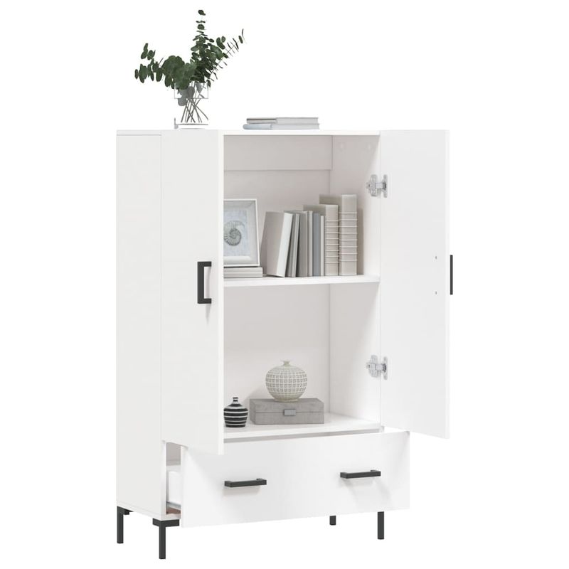 Casa si Gradina - Mobilier - Comode si corpuri - Corpuri bucatarie - Dulap inalt, alb, 69,5x31x115 cm, lemn prelucrat - Infinity.ro