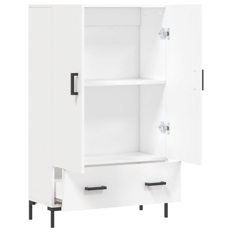 Casa si Gradina - Mobilier - Comode si corpuri - Corpuri bucatarie - Dulap inalt, alb, 69,5x31x115 cm, lemn prelucrat - Infinity.ro