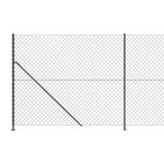 Casa si Gradina - Gradina si terasa - Garduri, panouri si accesorii - Gard plasa de sarma cu bordura, antracit, 1,6x10 m - Infinity.ro