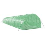 Casa si Gradina - Gradinarit si plante - Sere si solarii - Sera cu cadru din otel, verde, 48 m², 16x3x2 m - Infinity.ro