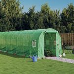 Casa si Gradina - Gradinarit si plante - Sere si solarii - Sera cu cadru din otel, verde, 12 m², 6x2x2 m - Infinity.ro