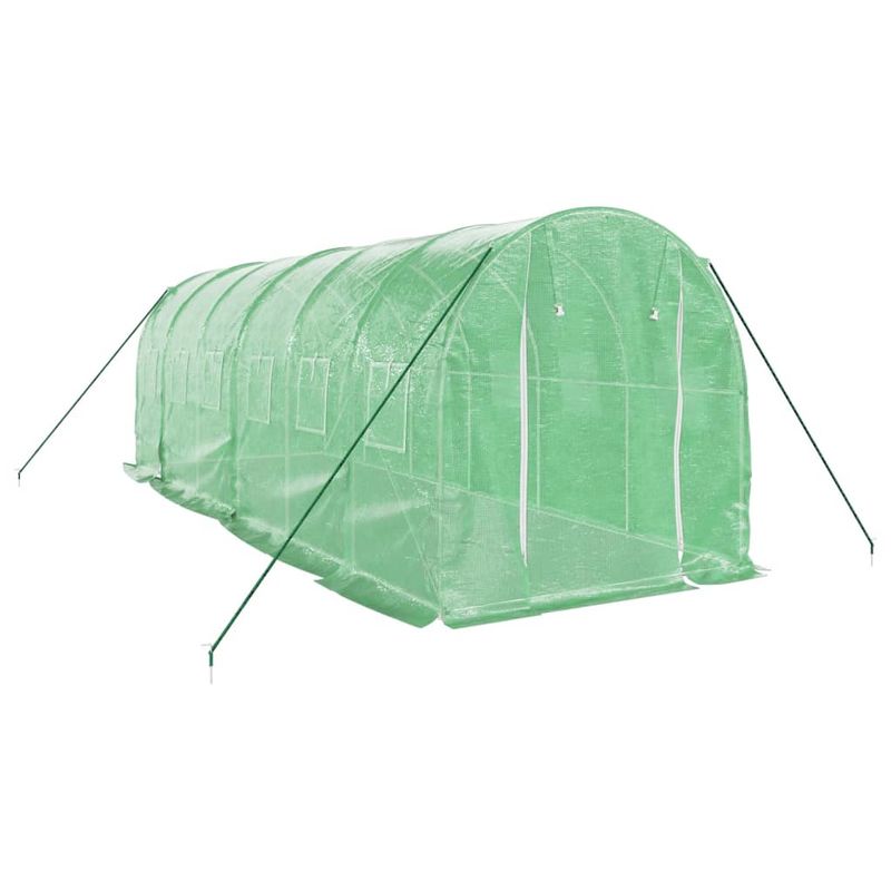 Casa si Gradina - Gradinarit si plante - Sere si solarii - Sera cu cadru din otel, verde, 12 m², 6x2x2 m - Infinity.ro