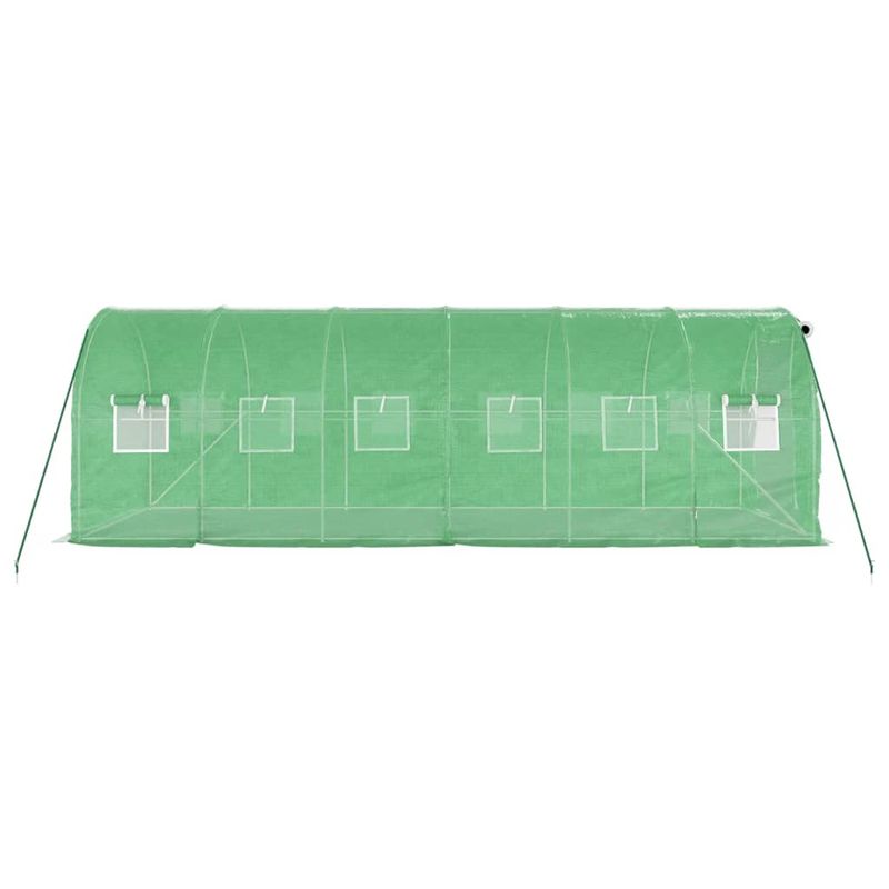 Casa si Gradina - Gradinarit si plante - Sere si solarii - Sera cu cadru din otel, verde, 12 m², 6x2x2 m - Infinity.ro