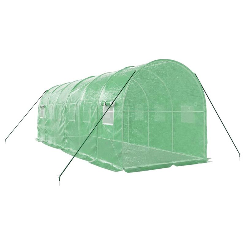 Casa si Gradina - Gradinarit si plante - Sere si solarii - Sera cu cadru din otel, verde, 12 m², 6x2x2 m - Infinity.ro