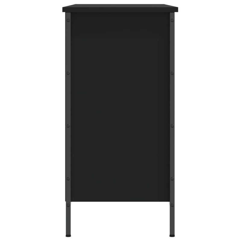 Casa si Gradina - Mobilier - Organizare si depozitare - Organizator incaltaminte - Pantofar, negru, 100x35x70 cm, lemn compozit - Infinity.ro