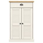 Casa si Gradina - Mobilier - Organizare si depozitare - Organizator incaltaminte - Dulap de pantofi VIGO, alb, 60x35x96 cm, lemn masiv de pin - Infinity.ro