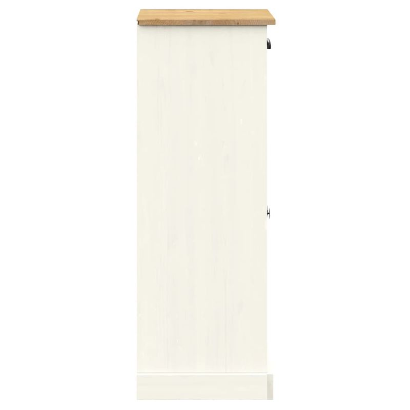 Casa si Gradina - Mobilier - Organizare si depozitare - Organizator incaltaminte - Dulap de pantofi VIGO, alb, 60x35x96 cm, lemn masiv de pin - Infinity.ro