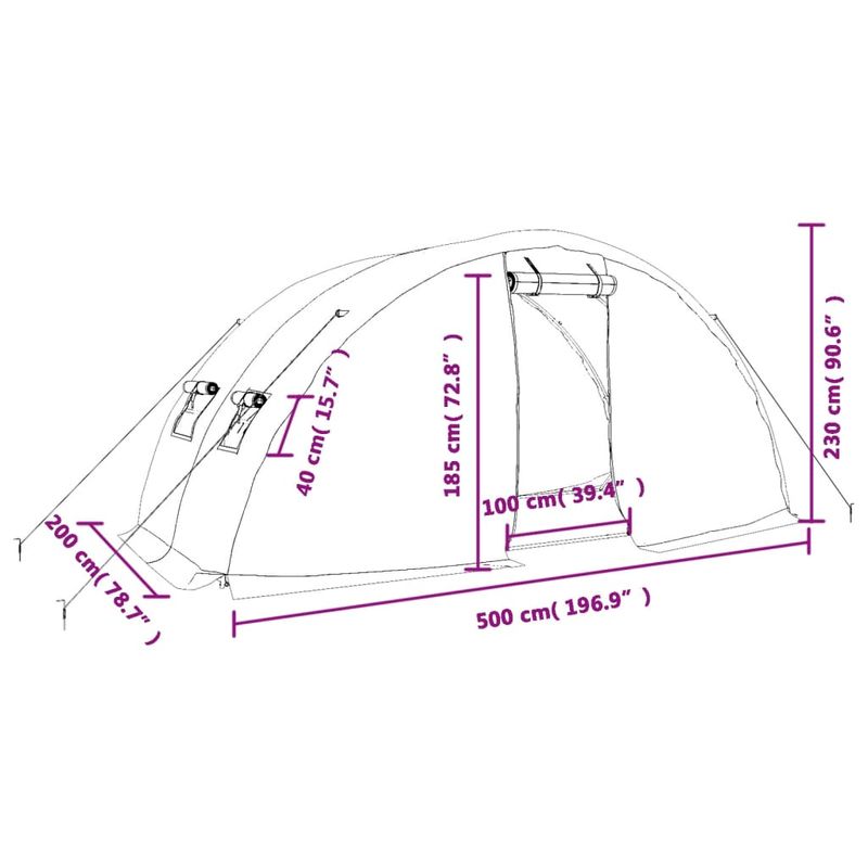 Casa si Gradina - Gradinarit si plante - Sere si solarii - Sera cu cadru din otel, alb, 10 m², 5x2x2,3 m - Infinity.ro