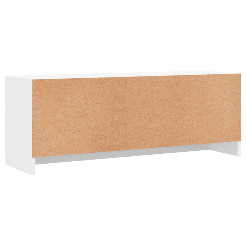 Casa si Gradina - Mobilier - Comode si corpuri - Comode - Dulap TV, alb, 102x30x37,5 cm, lemn compozit - Infinity.ro