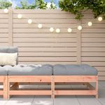 Casa si Gradina - Gradina si terasa - Mobilier exterior - Canapele si fotolii gradina - Taburete de gradina cu perne, 2 buc., lemn masiv douglas - Infinity.ro