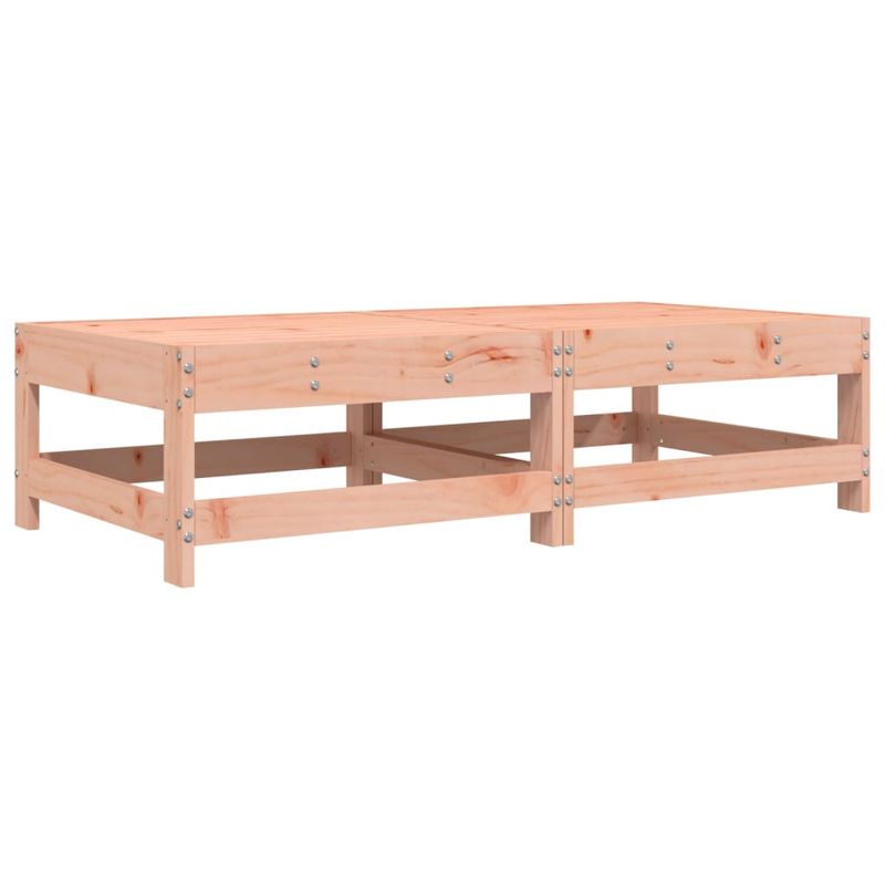 Casa si Gradina - Gradina si terasa - Mobilier exterior - Canapele si fotolii gradina - Taburete de gradina cu perne, 2 buc., lemn masiv douglas - Infinity.ro
