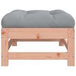 Casa si Gradina - Gradina si terasa - Mobilier exterior - Canapele si fotolii gradina - Taburete de gradina cu perne, 2 buc., lemn masiv douglas - Infinity.ro