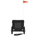 Petshop - Accesorii petshop - Culcusuri si custi - Genti si articole transport - Remorca bicicleta animale companie, negru, textil oxford/fier - Infinity.ro