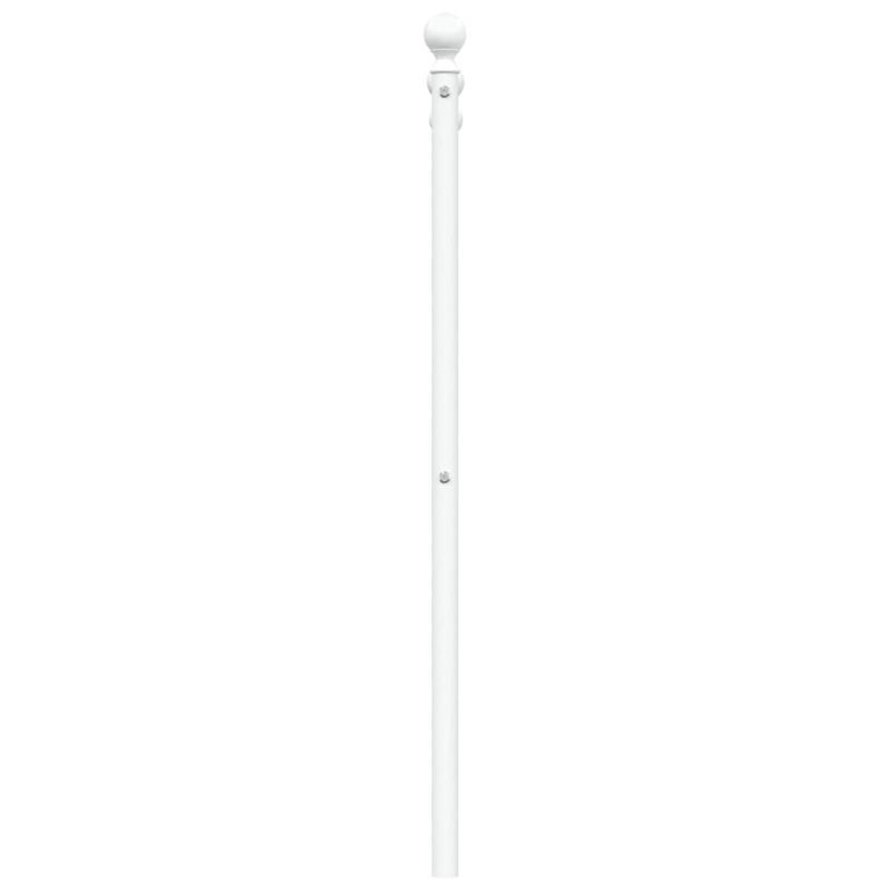 Casa si Gradina - Mobilier - Paturi si accesorii - Accesorii paturi - Tablie de pat metalica, alb, 193 cm - Infinity.ro