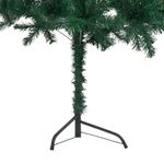 Casa si Gradina - Decoratiuni - Decoratiuni de sezon - Set brad Craciun artificial de colt LED&globuri verde 120cm PVC - Infinity.ro