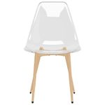Casa si Gradina - Mobilier - Scaune si fotolii - Scaune - Scaune de bucatarie, 6 buc., transparent, PET - Infinity.ro