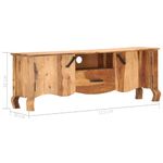 Casa si Gradina - Mobilier - Comode si corpuri - Comode - Comoda TV, 115x30x42 cm, lemn masiv de sheesham - Infinity.ro