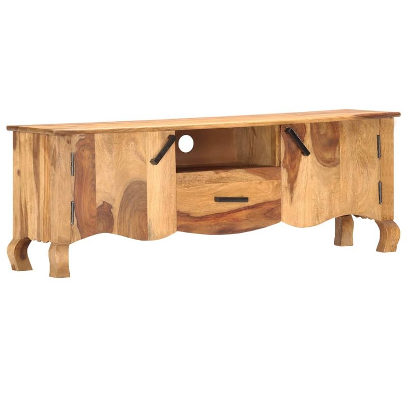 Casa si Gradina - Mobilier - Comode si corpuri - Comode - Comoda TV, 115x30x42 cm, lemn masiv de sheesham - Infinity.ro