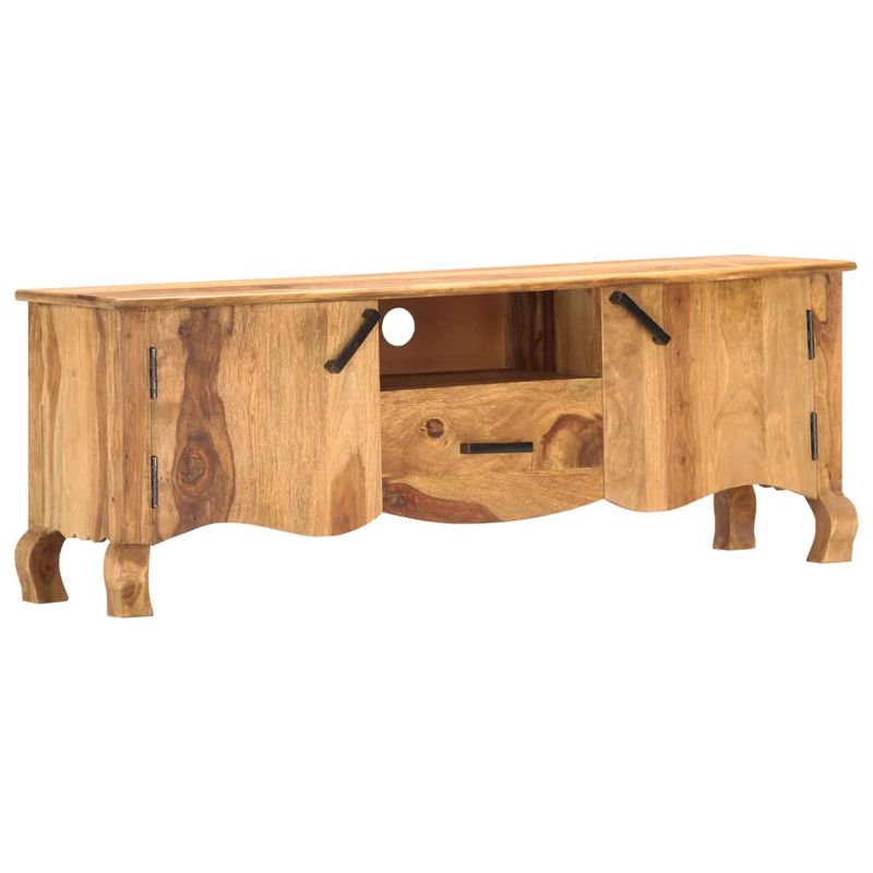 Casa si Gradina - Mobilier - Comode si corpuri - Comode - Comoda TV, 115x30x42 cm, lemn masiv de sheesham - Infinity.ro