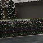 Casa si Gradina - Corpuri si surse de iluminat - Iluminat exterior - Instalatii luminoase exterior - Plasa lumini Craciun colorata 3x3 m 306 LED interior/exterior - Infinity.ro