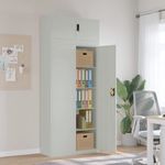 Casa si Gradina - Constructii - Depozitare, transport si protectie - Rafturi, fisete si vestiare - Fiset, gri deschis, 90x40x220 cm, otel - Infinity.ro
