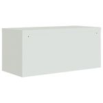 Casa si Gradina - Constructii - Depozitare, transport si protectie - Rafturi, fisete si vestiare - Fiset, gri deschis, 90x40x220 cm, otel - Infinity.ro