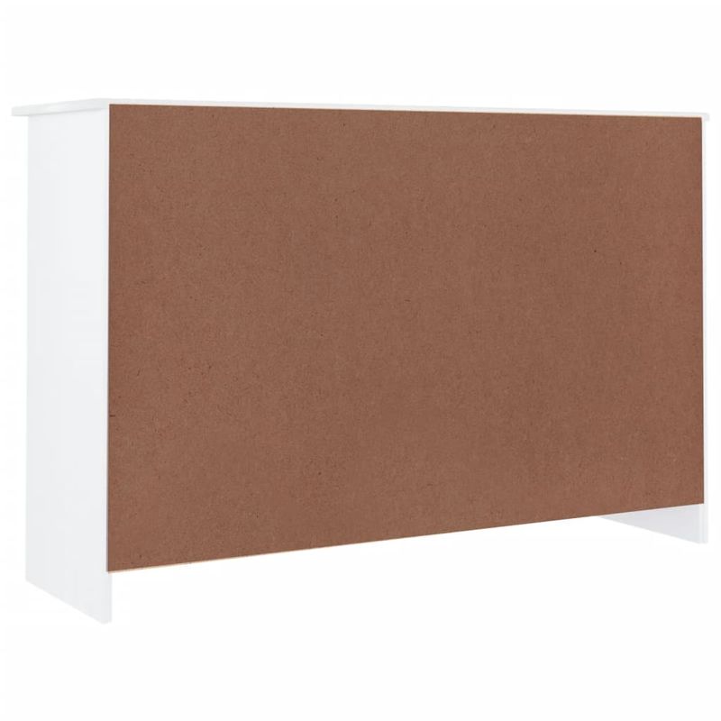 Casa si Gradina - Mobilier - Comode si corpuri - Comode - Servanta ALTA, alb, 112x35x73 cm, lemn masiv de pin - Infinity.ro