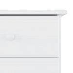 Casa si Gradina - Mobilier - Comode si corpuri - Comode - Servanta ALTA, alb, 112x35x73 cm, lemn masiv de pin - Infinity.ro
