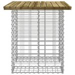 Casa si Gradina - Gradina si terasa - Mobilier exterior - Bancute de gradina - Banca gradina, design gabion, 70x100x72 cm, lemn pin impregnat - Infinity.ro