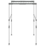 Market - Spalare si intretinere rufe - Uscatoare de rufe si accesorii - Uscator de rufe, 83x(50-55)x(40-85) cm, aluminiu - Infinity.ro