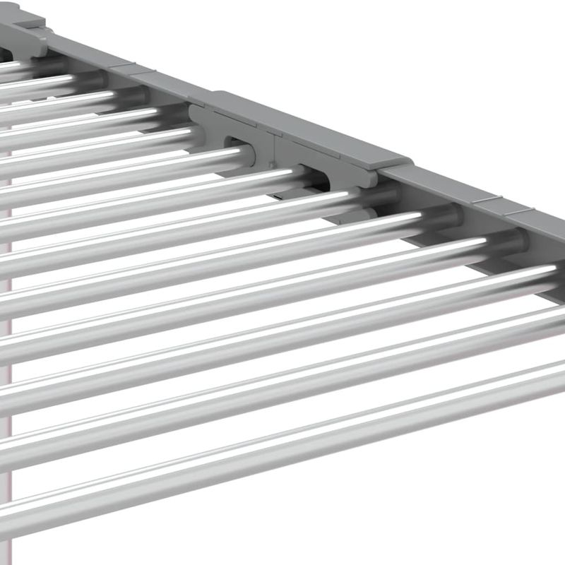 Market - Spalare si intretinere rufe - Uscatoare de rufe si accesorii - Uscator de rufe, 83x(50-55)x(40-85) cm, aluminiu - Infinity.ro