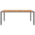 Casa si Gradina - Gradina si terasa - Mobilier exterior - Seturi mobila gradina - Set mobilier de gradina, 7 piese, gri, poliratan - Infinity.ro