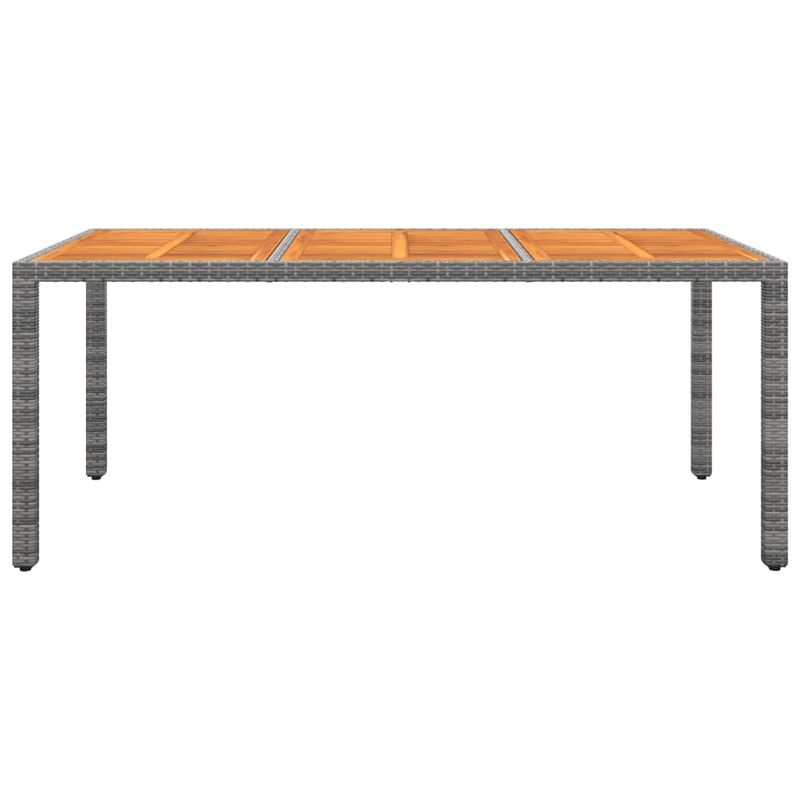 Casa si Gradina - Gradina si terasa - Mobilier exterior - Seturi mobila gradina - Set mobilier de gradina, 7 piese, gri, poliratan - Infinity.ro