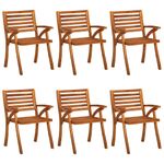 Casa si Gradina - Gradina si terasa - Mobilier exterior - Seturi mobila gradina - Set mobilier de gradina, 7 piese, lemn masiv de acacia - Infinity.ro