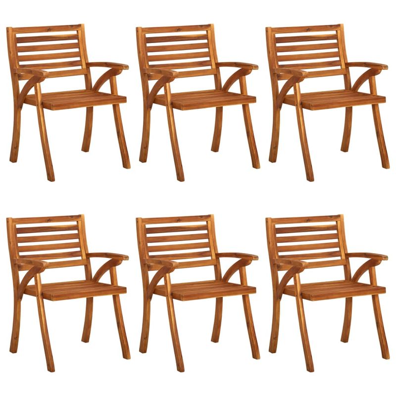 Casa si Gradina - Gradina si terasa - Mobilier exterior - Seturi mobila gradina - Set mobilier de gradina, 7 piese, lemn masiv de acacia - Infinity.ro