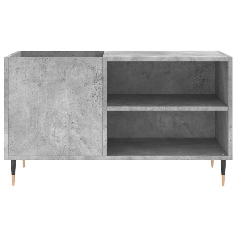 Casa si Gradina - Mobilier - Dulapuri si sifoniere - Dulapuri - Dulap de discuri, gri beton, 85x38x48 cm, lemn prelucrat - Infinity.ro