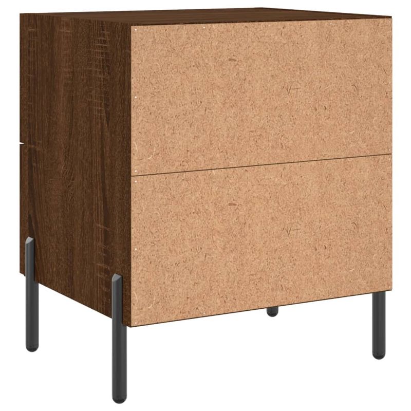 Casa si Gradina - Mobilier - Comode si corpuri - Noptiere - Noptiere, 2 buc., stejar maro, 40x35x47,5 cm, lemn compozit - Infinity.ro