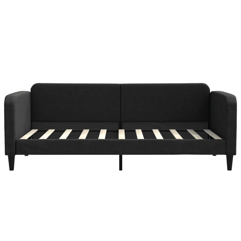 Casa si Gradina - Mobilier - Paturi si accesorii - Paturi - Cadru de pat, negru, 90x190 cm, material textil - Infinity.ro