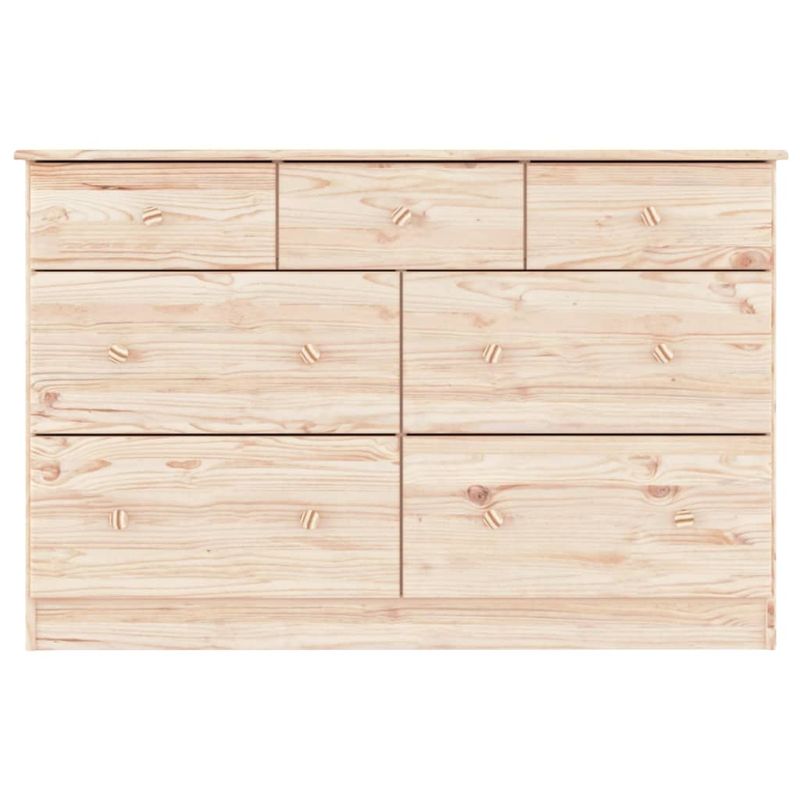 Casa si Gradina - Mobilier - Comode si corpuri - Comode - Comoda cu sertare ALTA, 112x35x73 cm, lemn masiv de pin - Infinity.ro