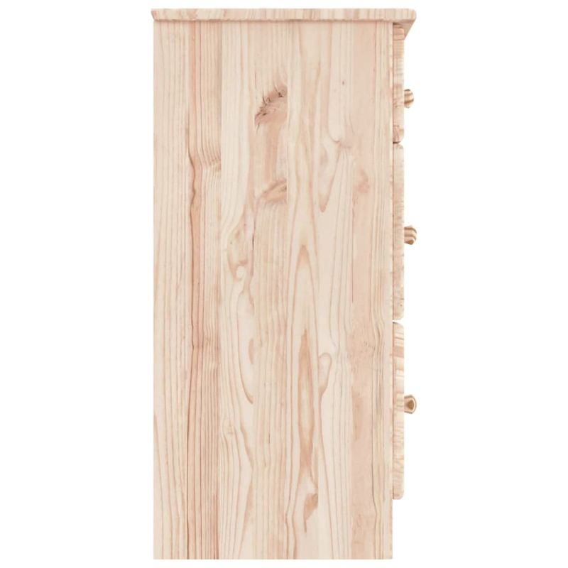 Casa si Gradina - Mobilier - Comode si corpuri - Comode - Comoda cu sertare ALTA, 112x35x73 cm, lemn masiv de pin - Infinity.ro