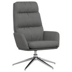 Casa si Gradina - Mobilier - Scaune si fotolii - Fotolii - Fotoliu de relaxare cu taburet, gri deschis, material textil - Infinity.ro